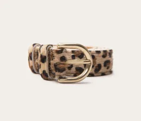 25mm Leopard Print Belt