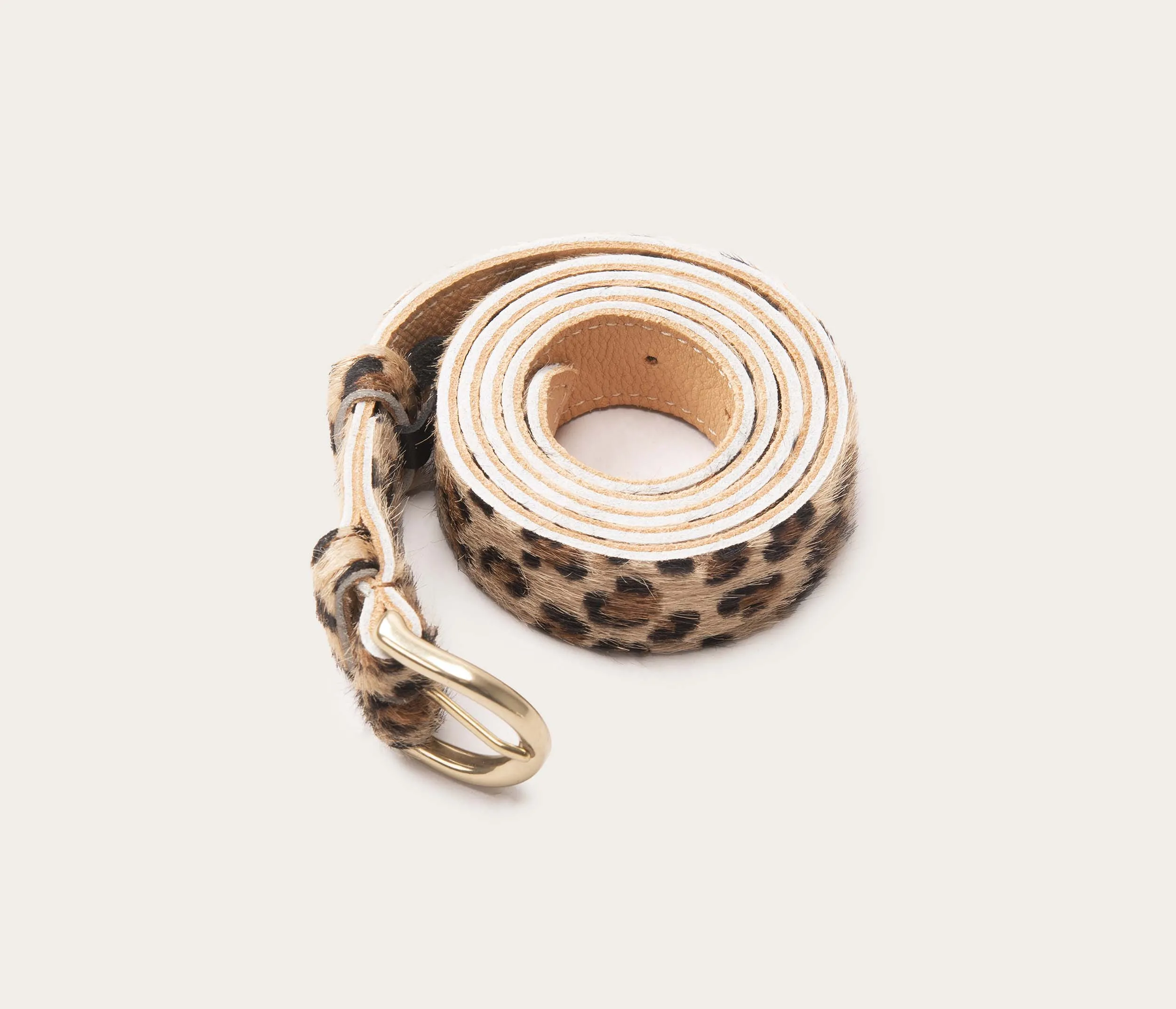 25mm Leopard Print Belt