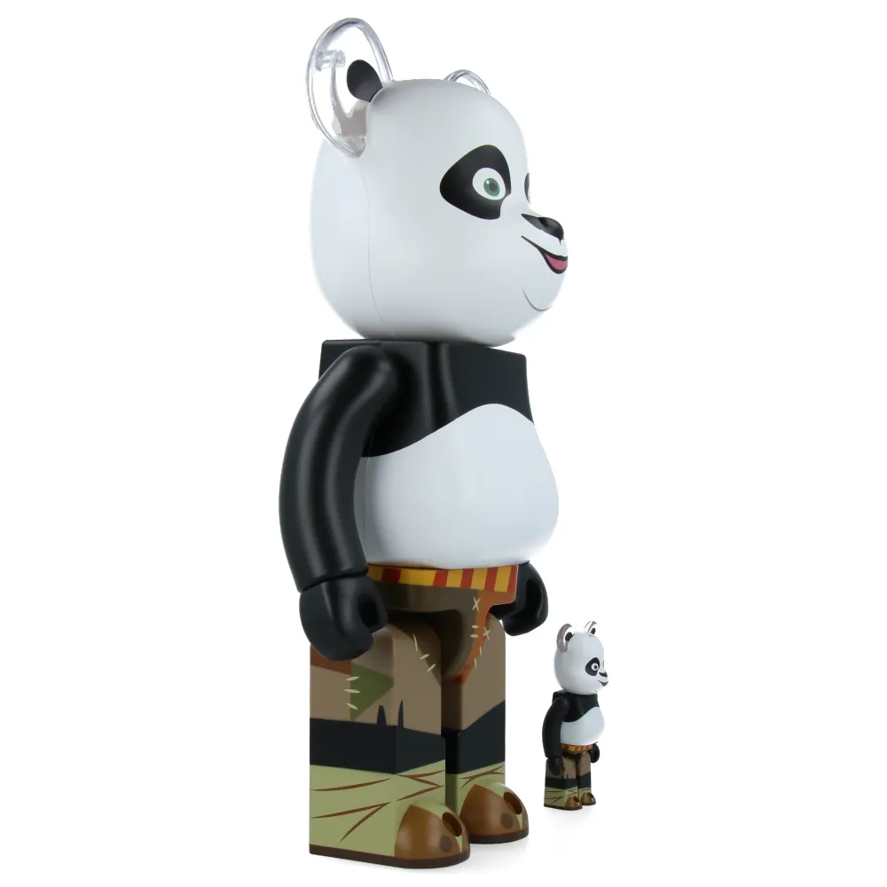 400%   100% Bearbrick Kung Fu Panda