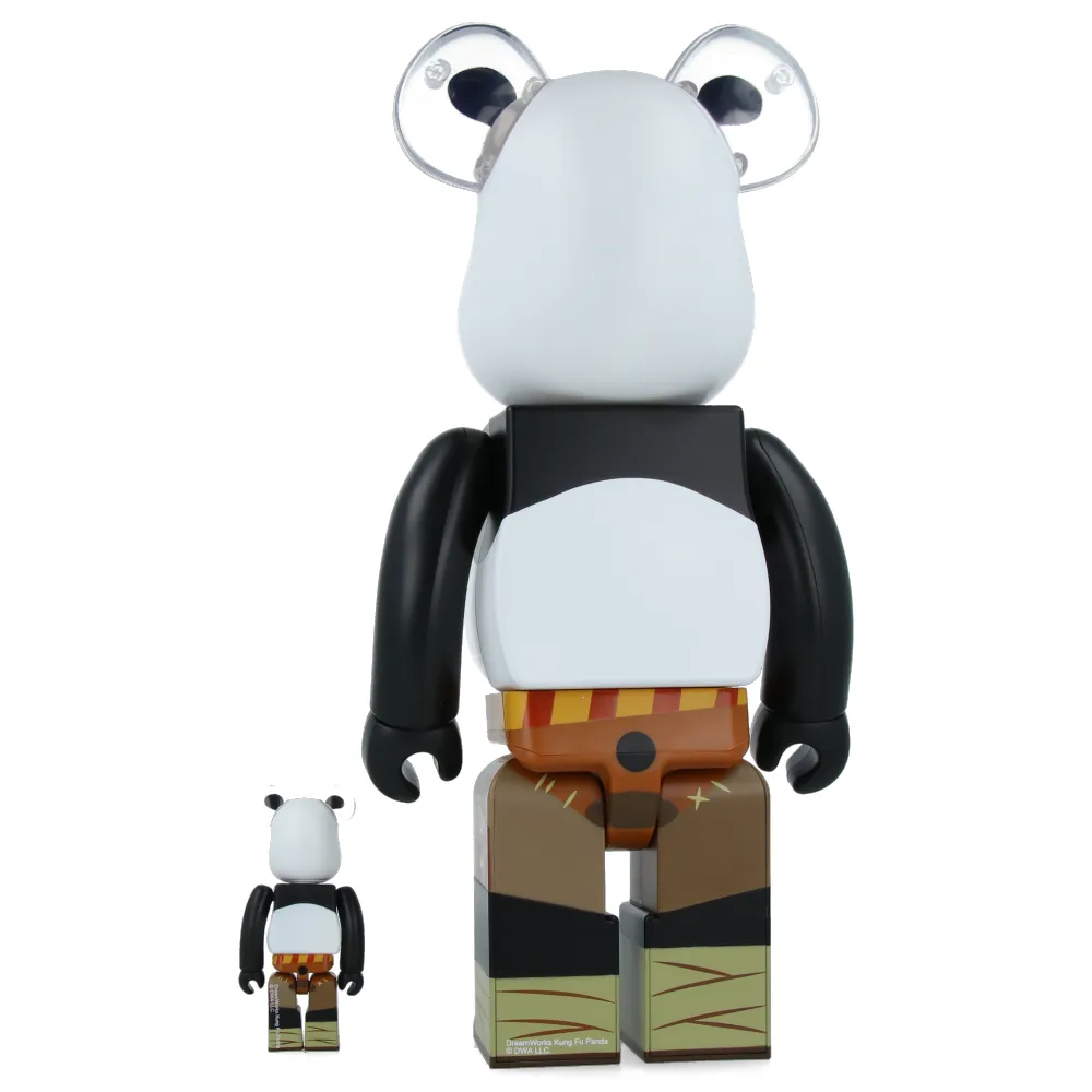 400%   100% Bearbrick Kung Fu Panda