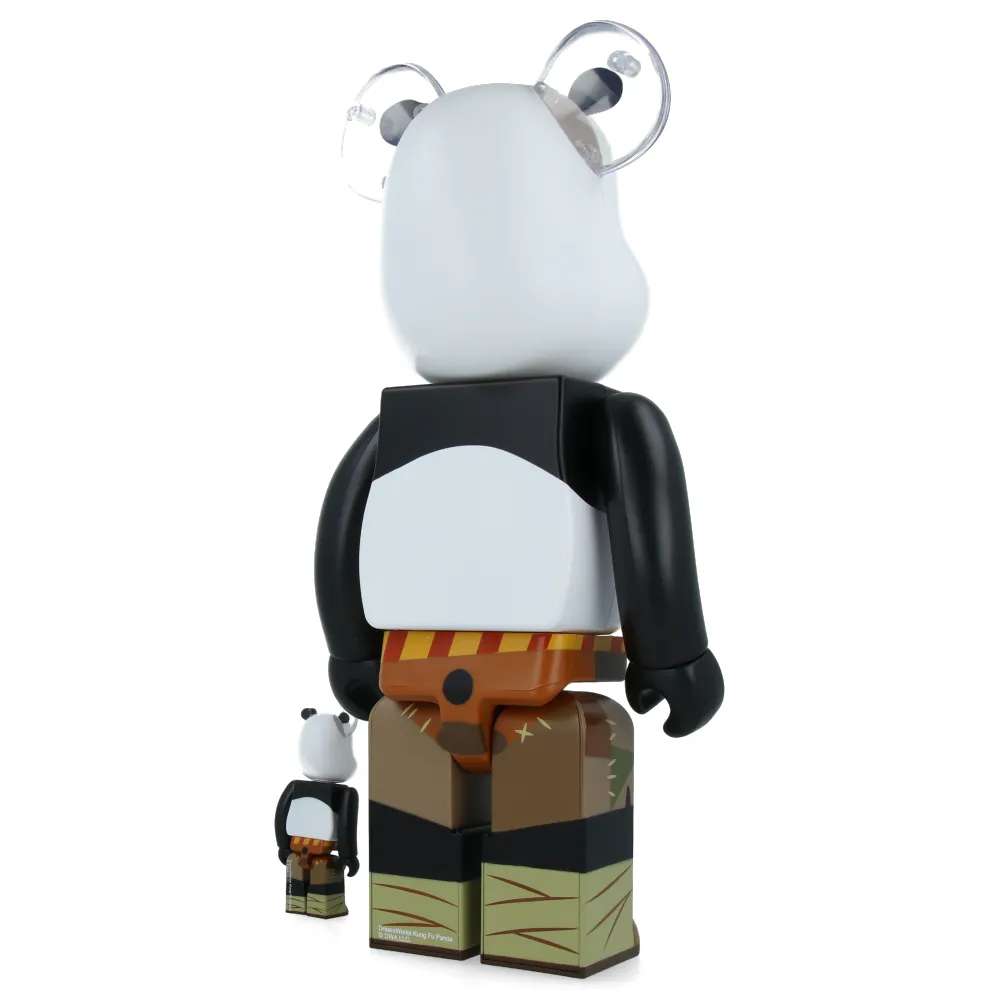 400%   100% Bearbrick Kung Fu Panda