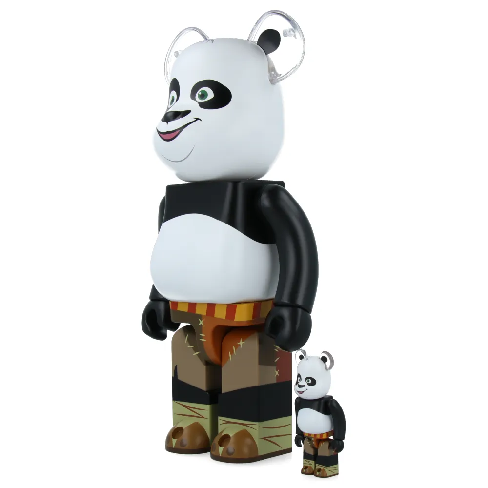 400%   100% Bearbrick Kung Fu Panda