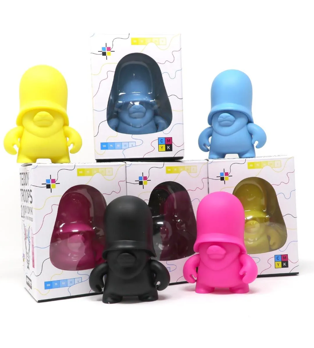 4" Teddy Troops 2.0 DIY/CMYK Set