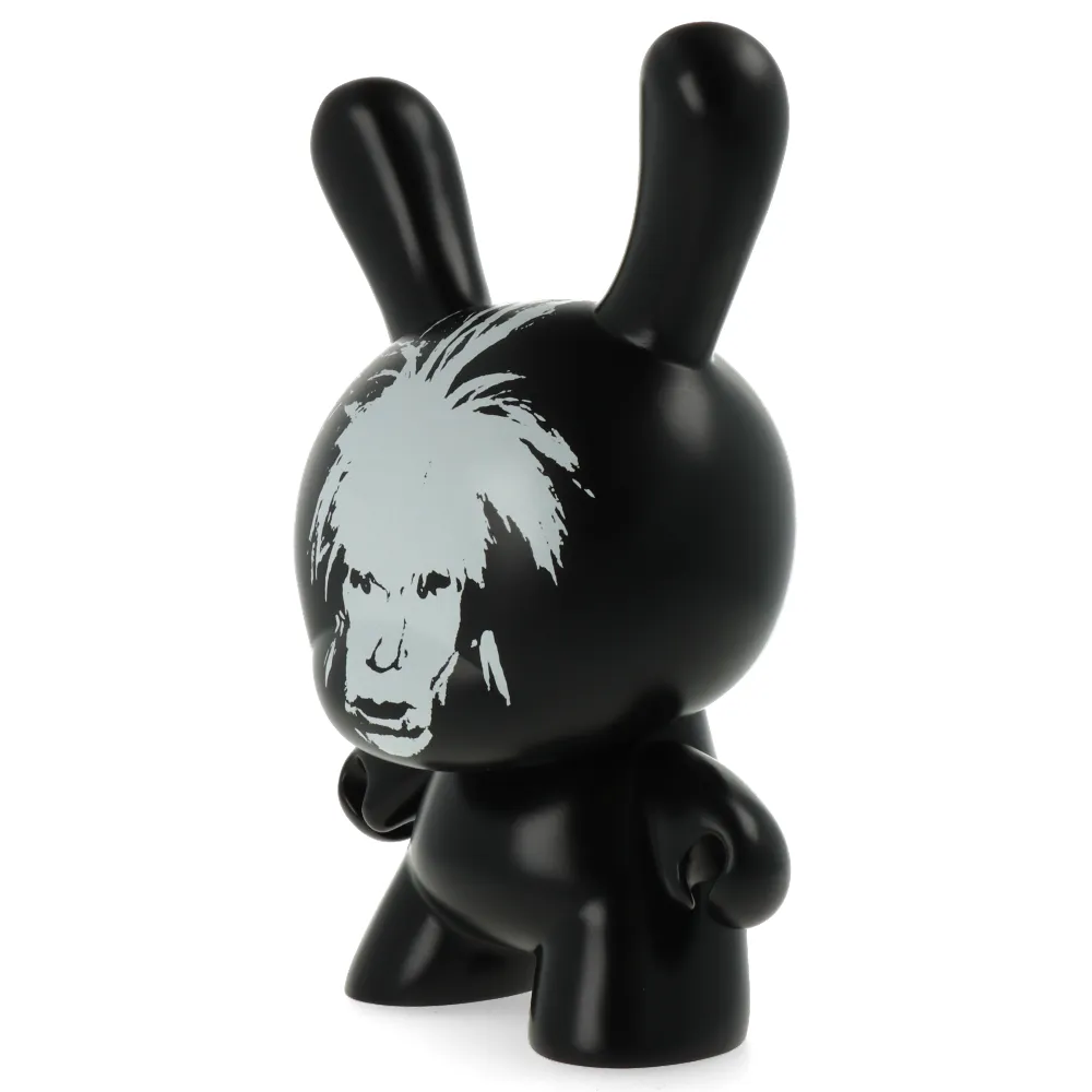 Andy Warhol Fright Wig Self-Portrait 8" Masterpiece Dunny - Monochrome Edition