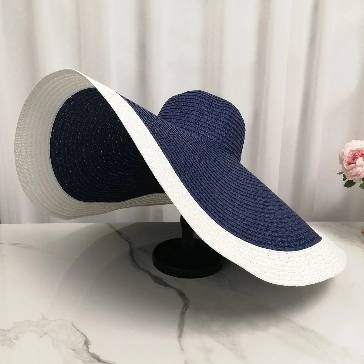 Années 80 Grand Chapeau De Paille Beverly Hills