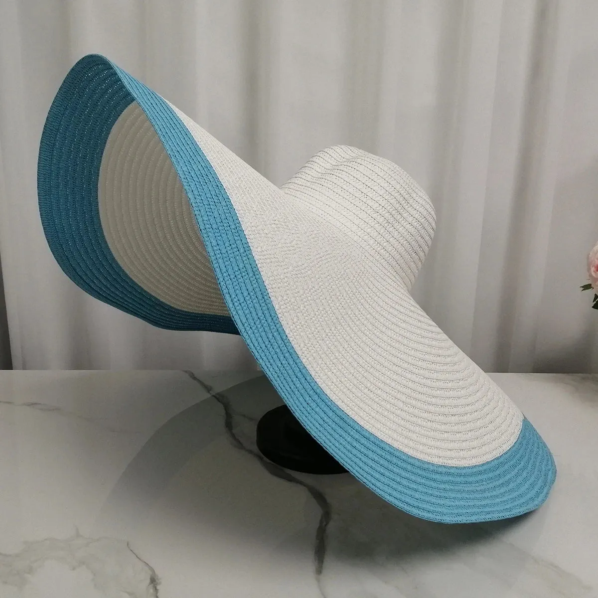 Années 80 Grand Chapeau De Paille Beverly Hills