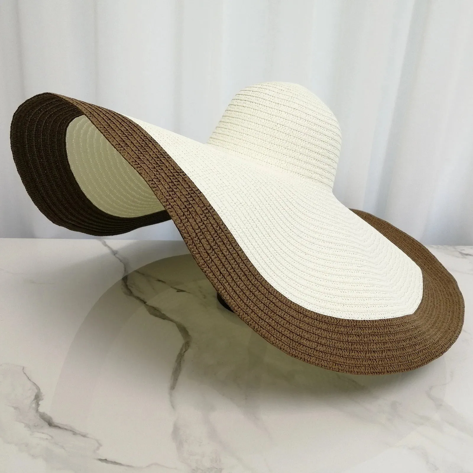 Années 80 Grand Chapeau De Paille Beverly Hills