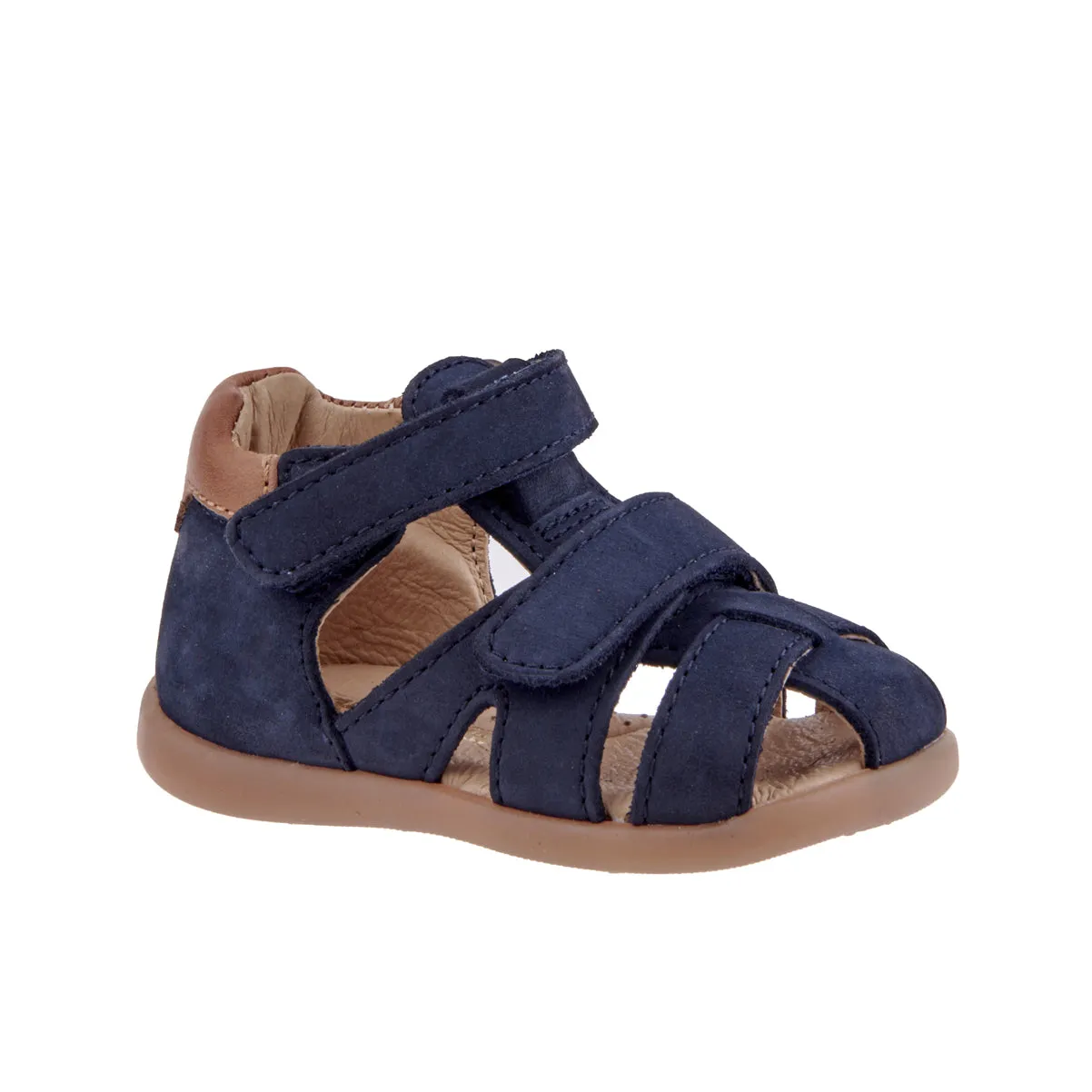 BABYBOTTE GEO Bleu sandales nu pieds