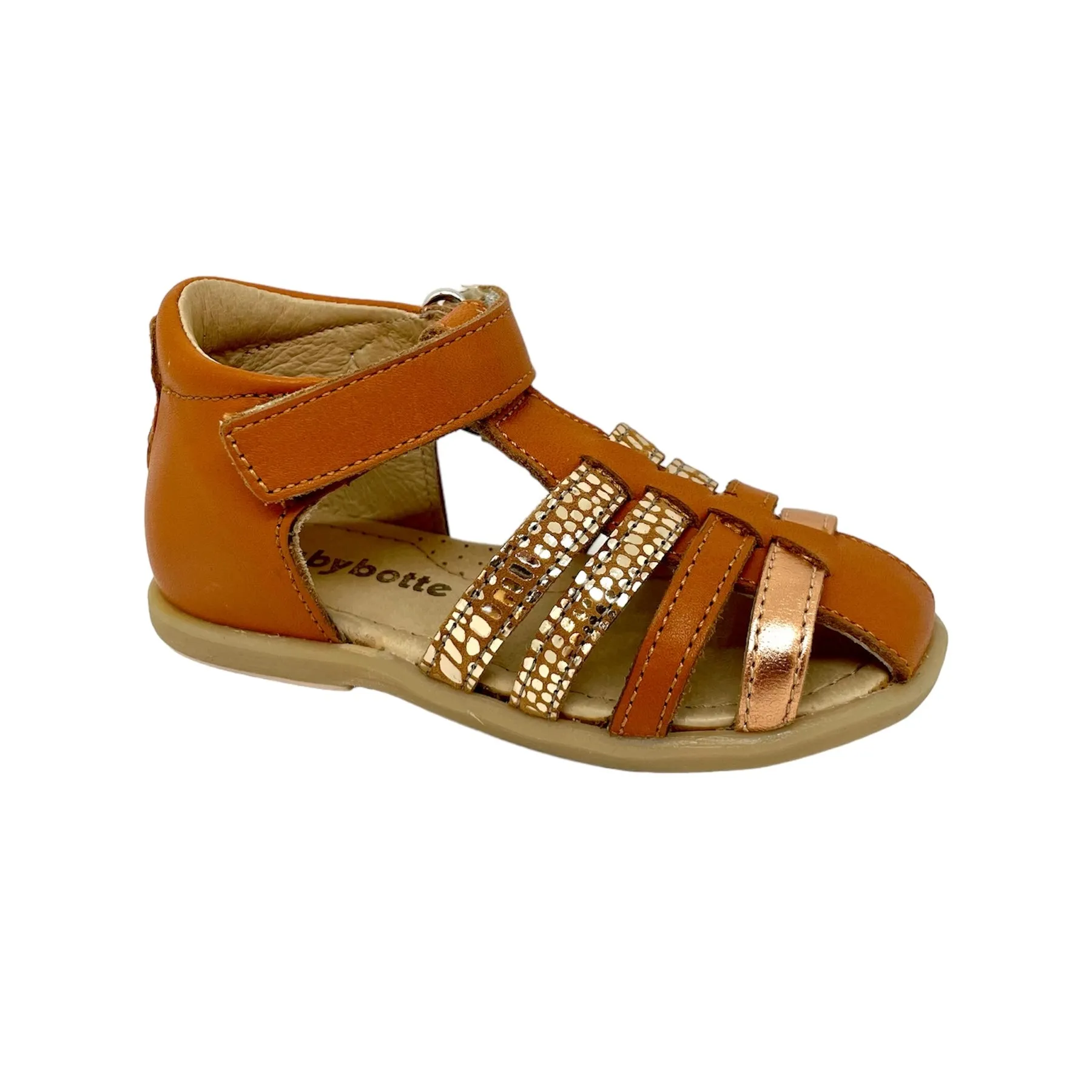 BABYBOTTE TERIYAKI camel sandales nu pieds