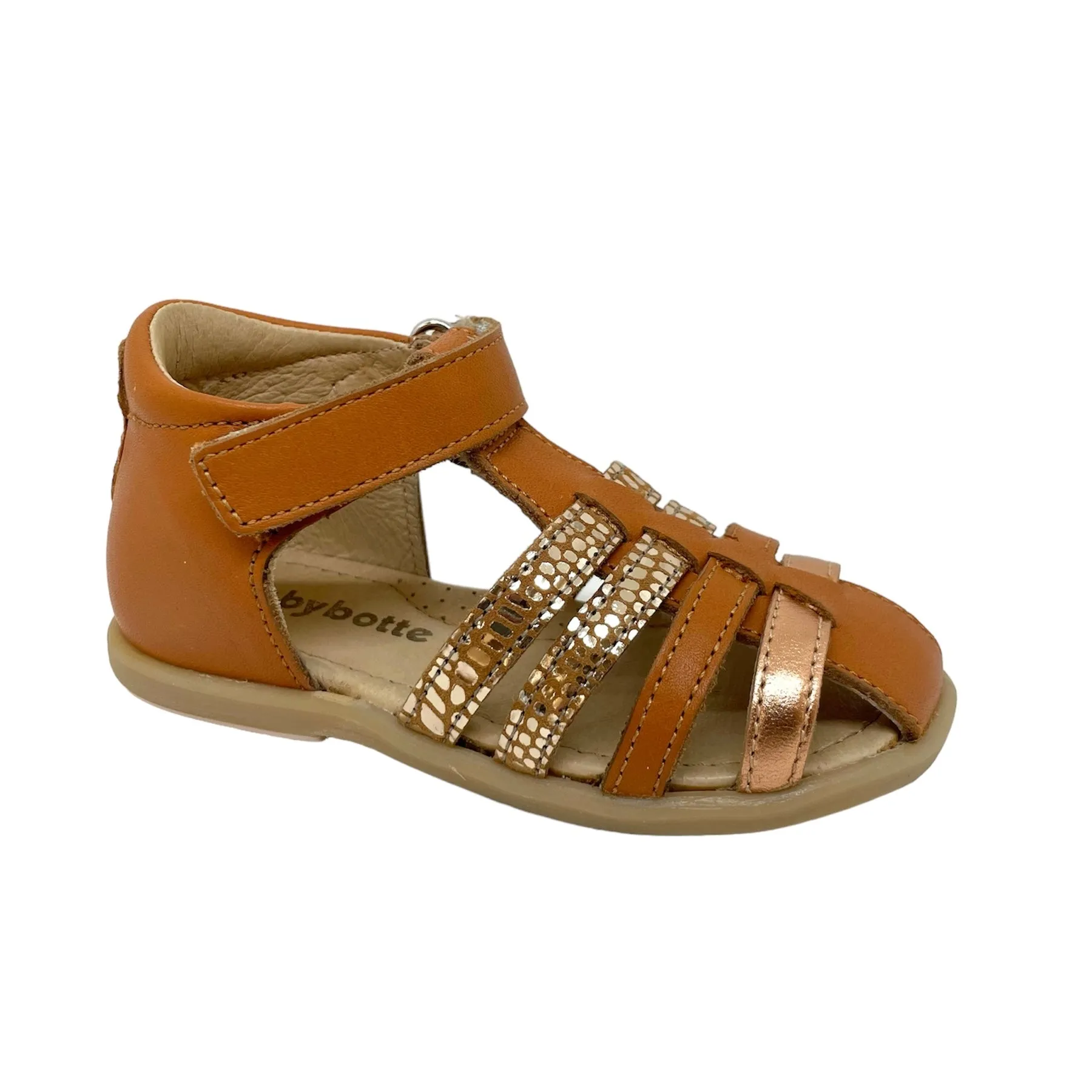 BABYBOTTE TERIYAKI camel sandales nu pieds