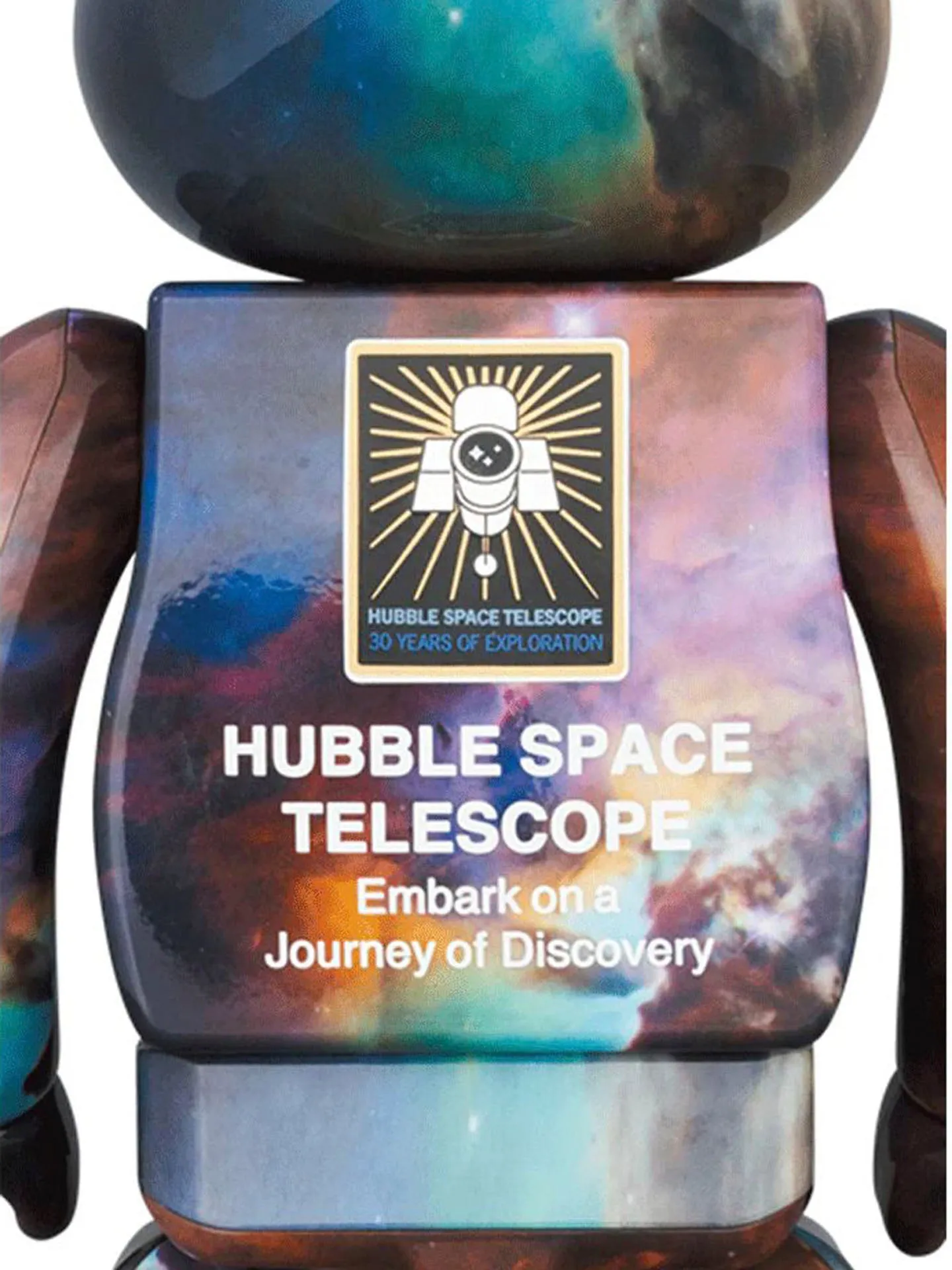 BE@RBRICK 400% und 100% - SÆT - HUBBLE SPACE TELESCOPE LAGOON NEBULA MESSIER 8