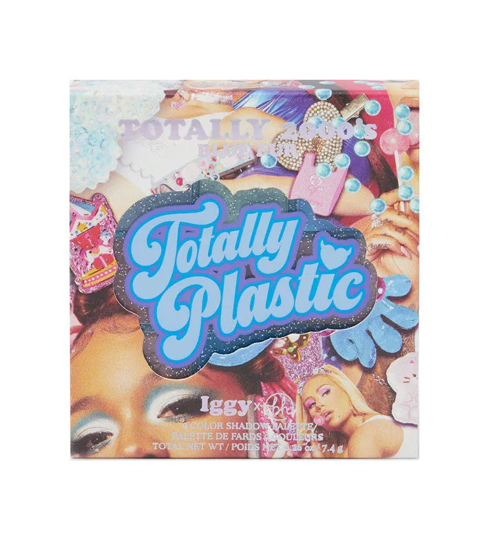 BH Cosmetics - *Totally Plastic* - Mini paleta de sombras Iggy Azalea - Blue fur