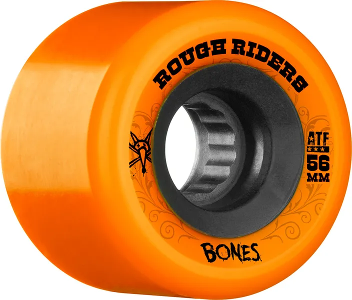 BONES WHEELS (JEU DE 4) ATF ROUGHRIDERS 56MM