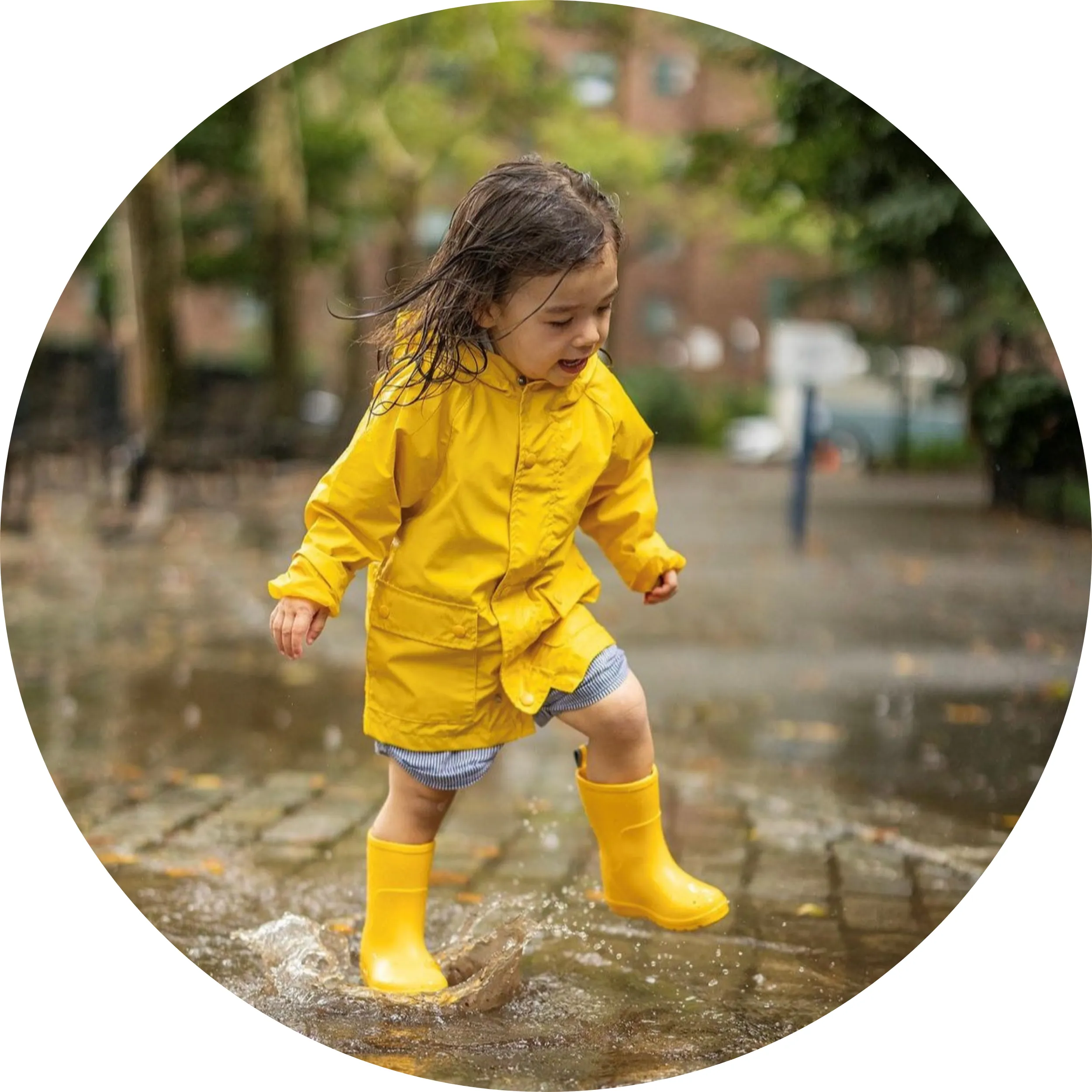 Bottes de pluie Hautes Enfant 23-30 Jaune