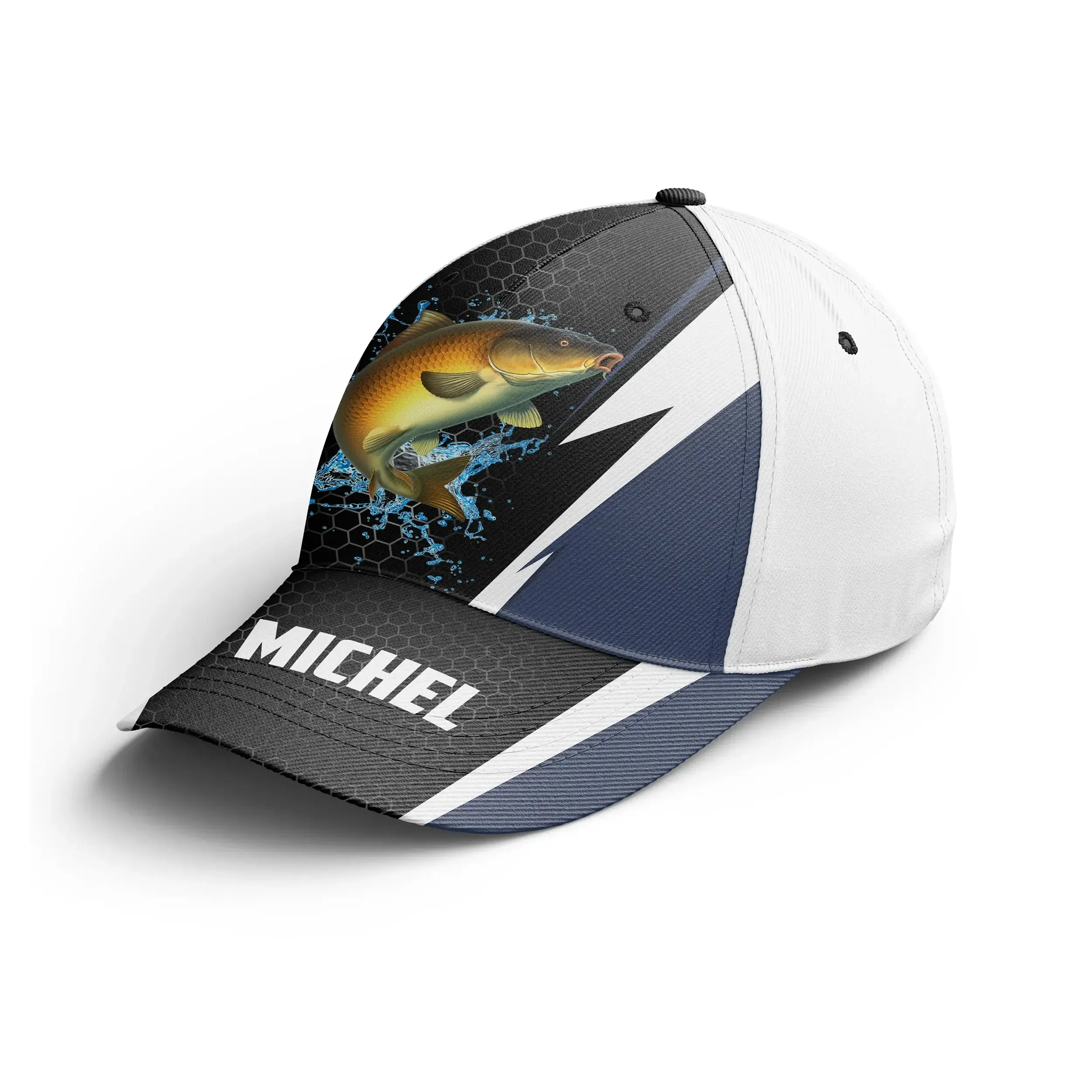 Casquette Pêcheur, Pêche de la Carpe, Cadeau Personnalisé Fans de Pêche - CT18072211