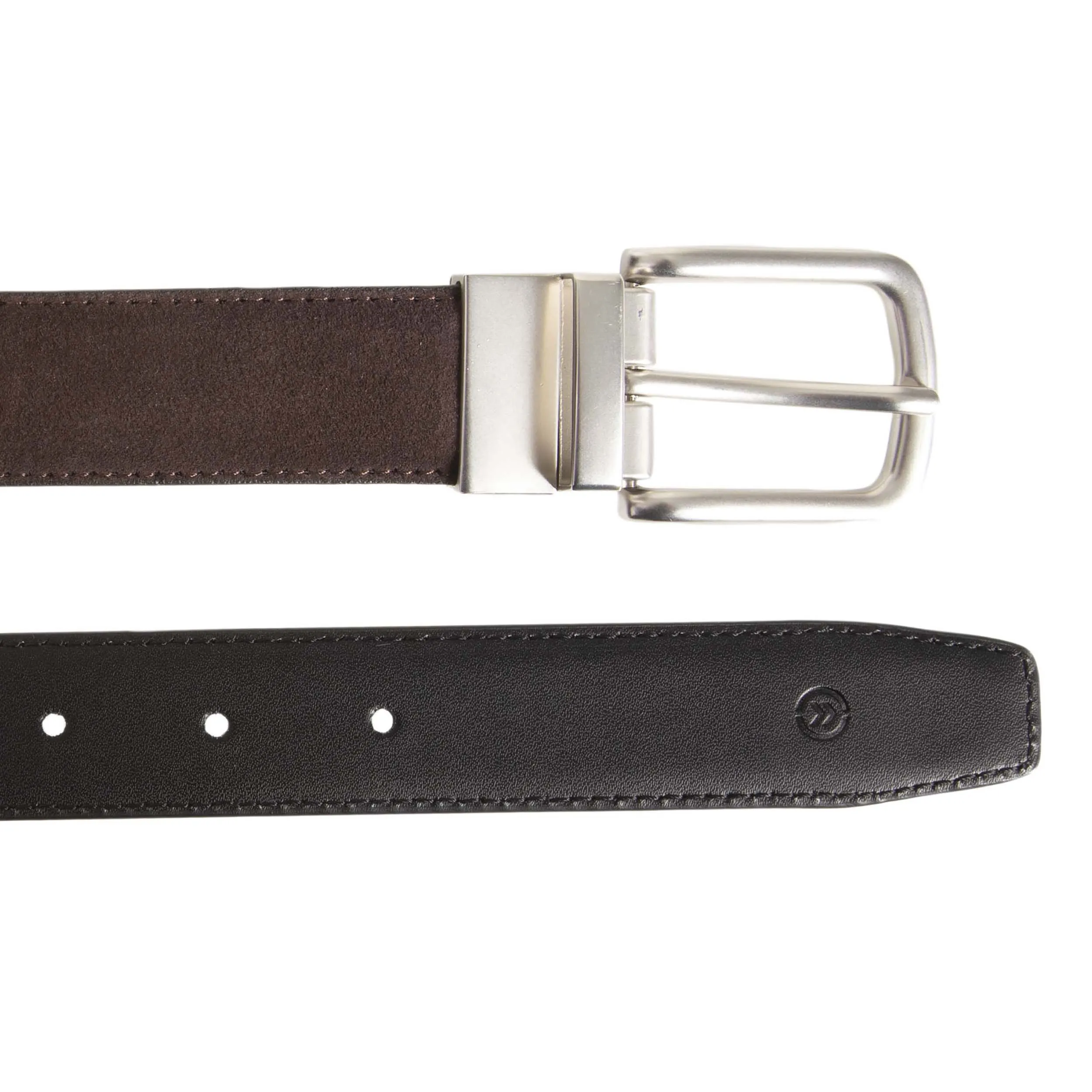 Ceinture Homme 2 en 1 Noir / Marron