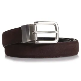 Ceinture Homme 2 en 1 Noir / Marron