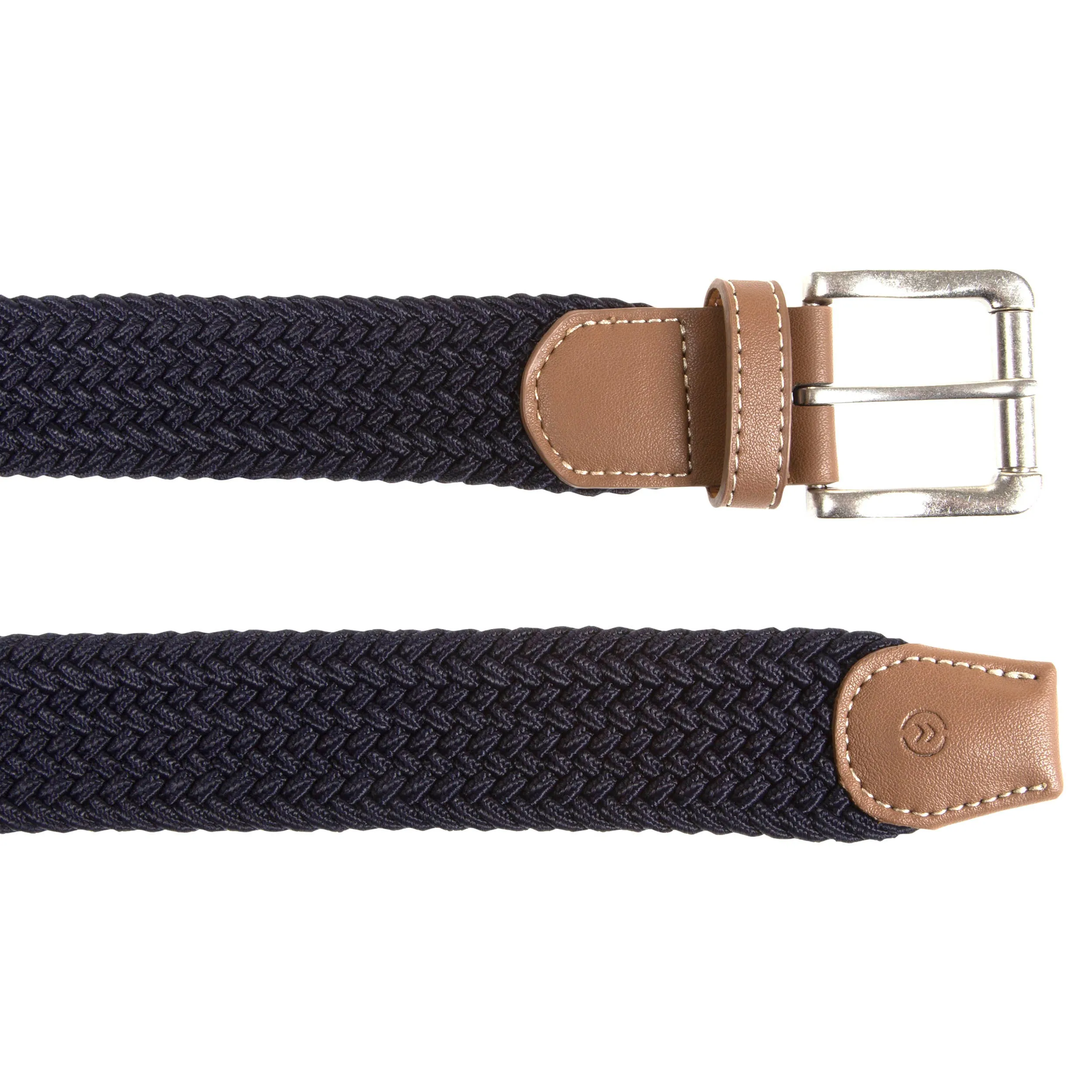 Ceinture Homme tissu tressé Marine