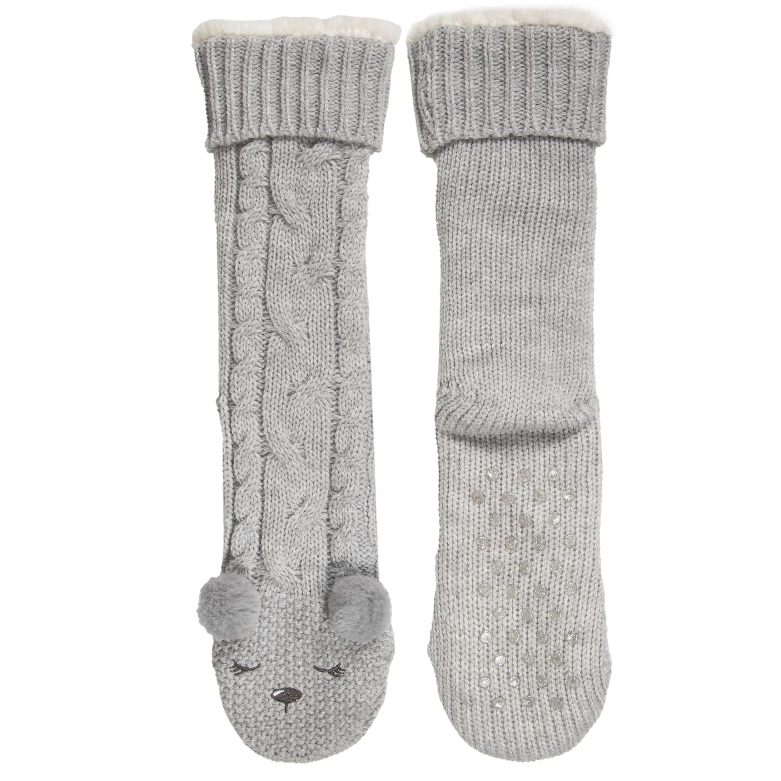 Chaussettes fourrées Femme Ours