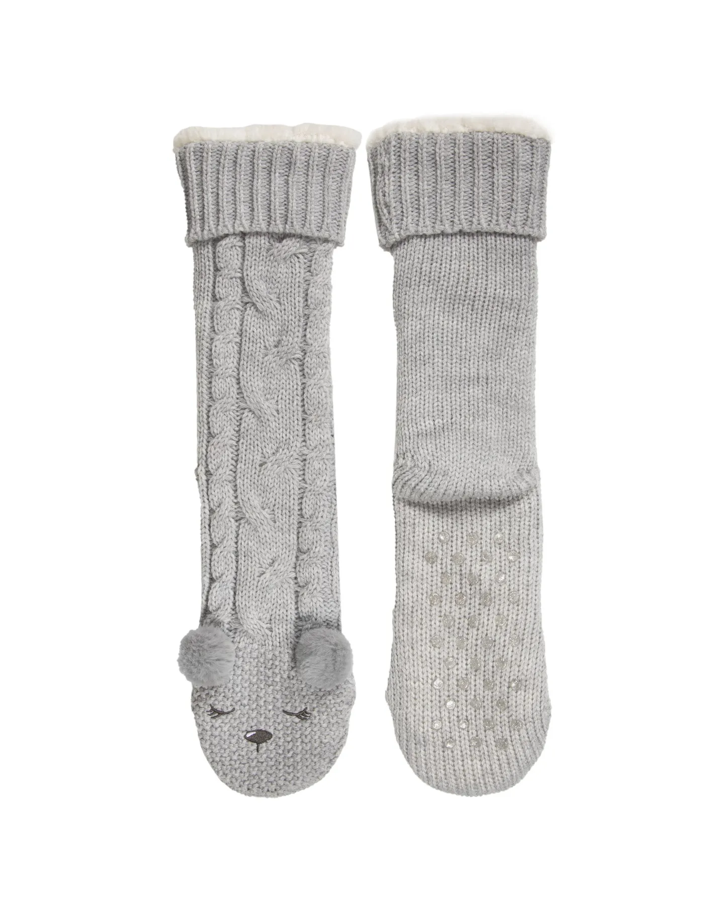 Chaussettes fourrées Femme Ours