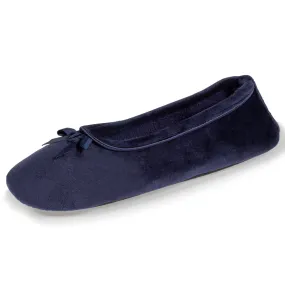 Chaussons ballerines Femme Marine Petit Nud