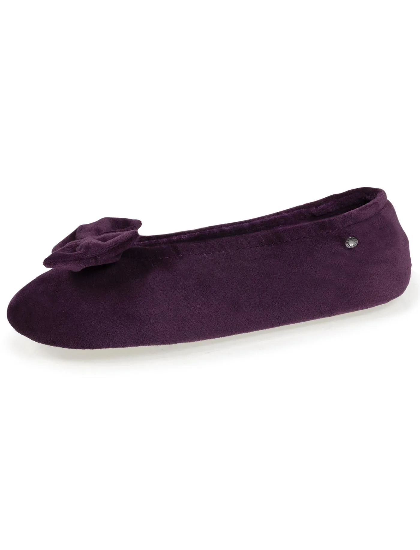 Chaussons ballerines Femme Nud Aubergine