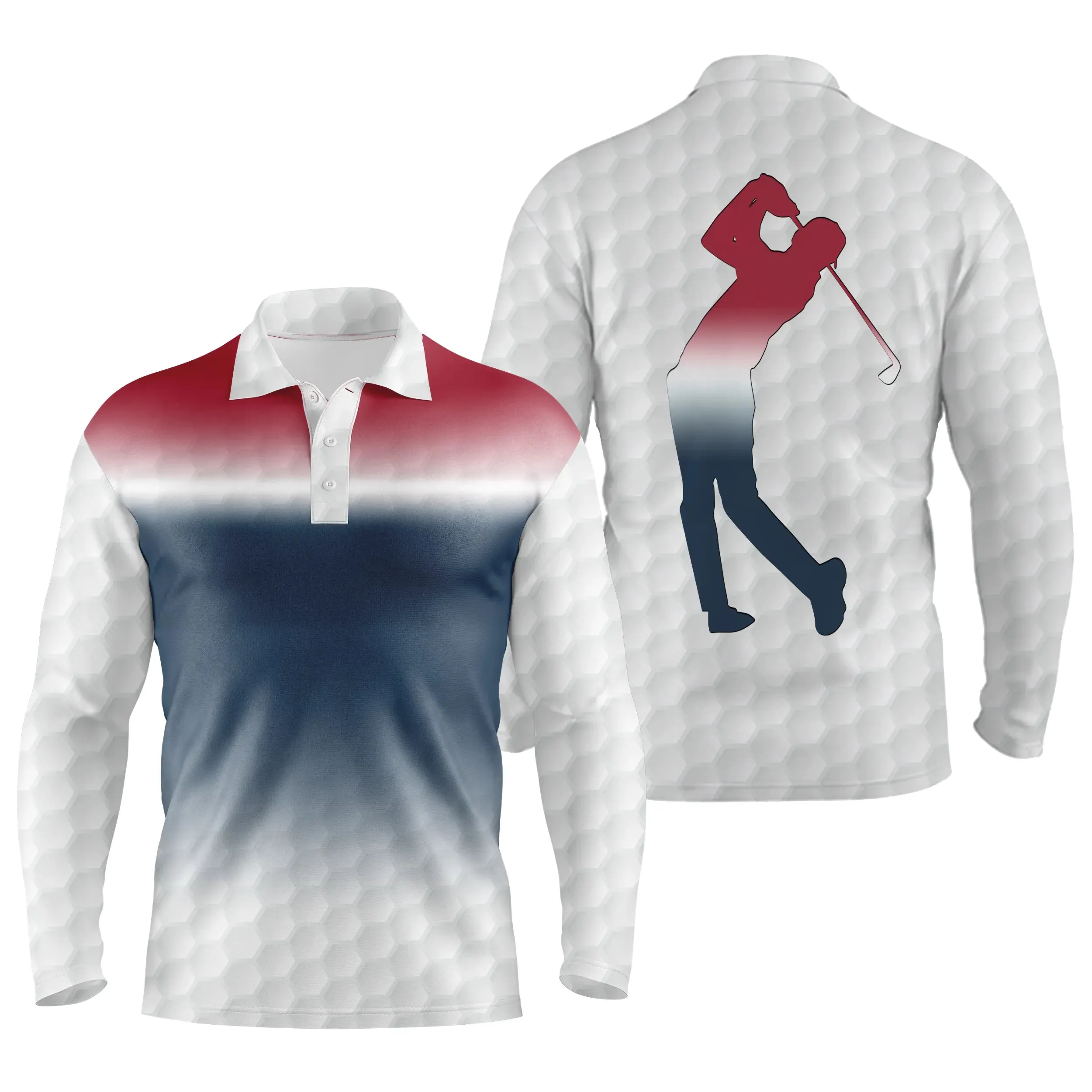 Chiptshirts - Polo De Golf, Cadeau Idéal Pour Fans De Golf, Polo de Sport Homme et Femme, Motifs Balle de Golf, Golfeur, Golfeuse - CTS26052207