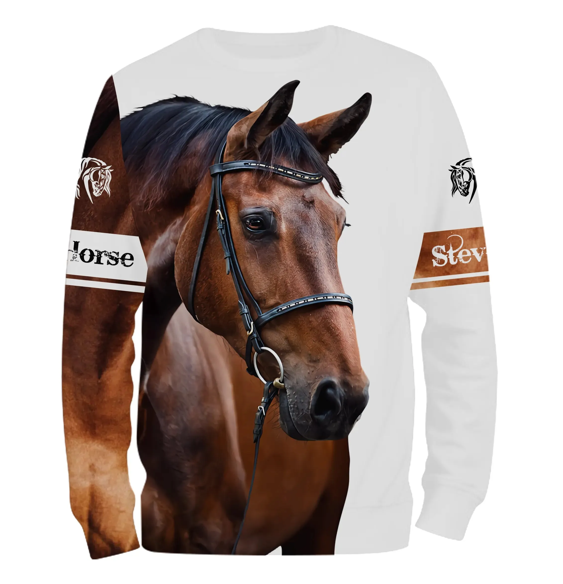 Chiptshirts T-shirt Blanc Personnalisé, Cheval Passion, Love Horse - CTS18062217