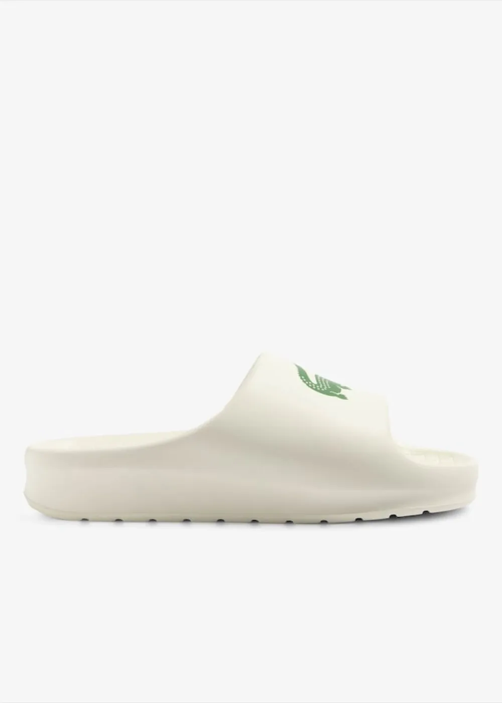 Claquettes Lacoste serve slide 2.0 blanche