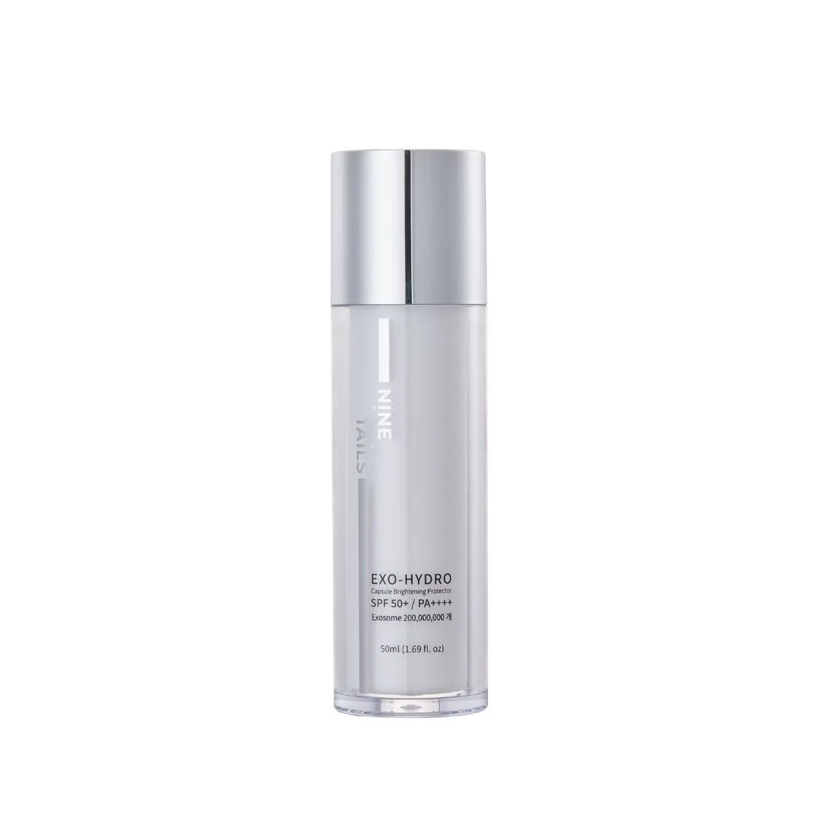 Crema de exosomas con protección solar SPF50  9TAILS EXO-HYDRO Capsule Brightening Protector 50ml