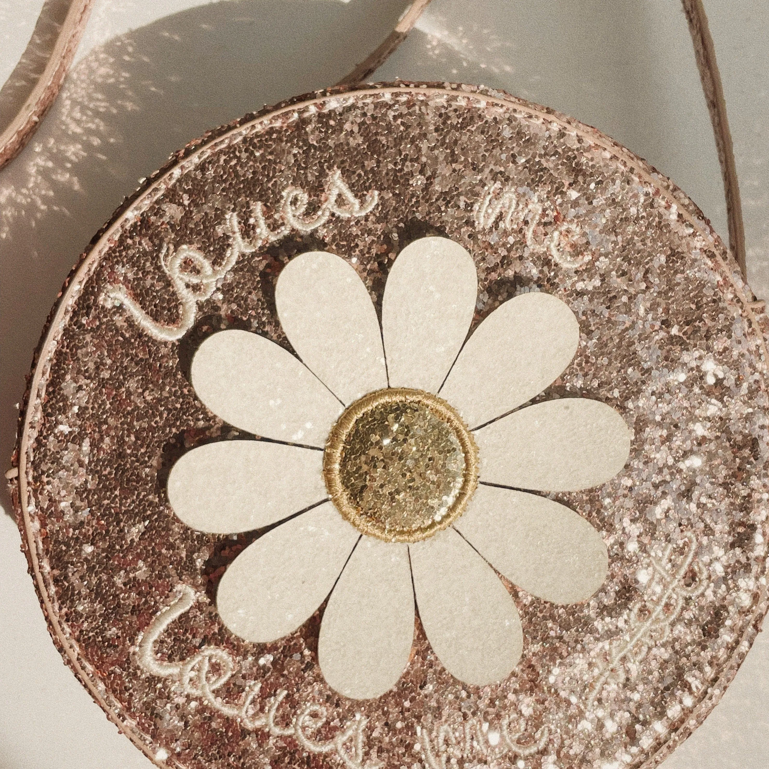 Daisy Schultertasche Cameo Rose Glitzer