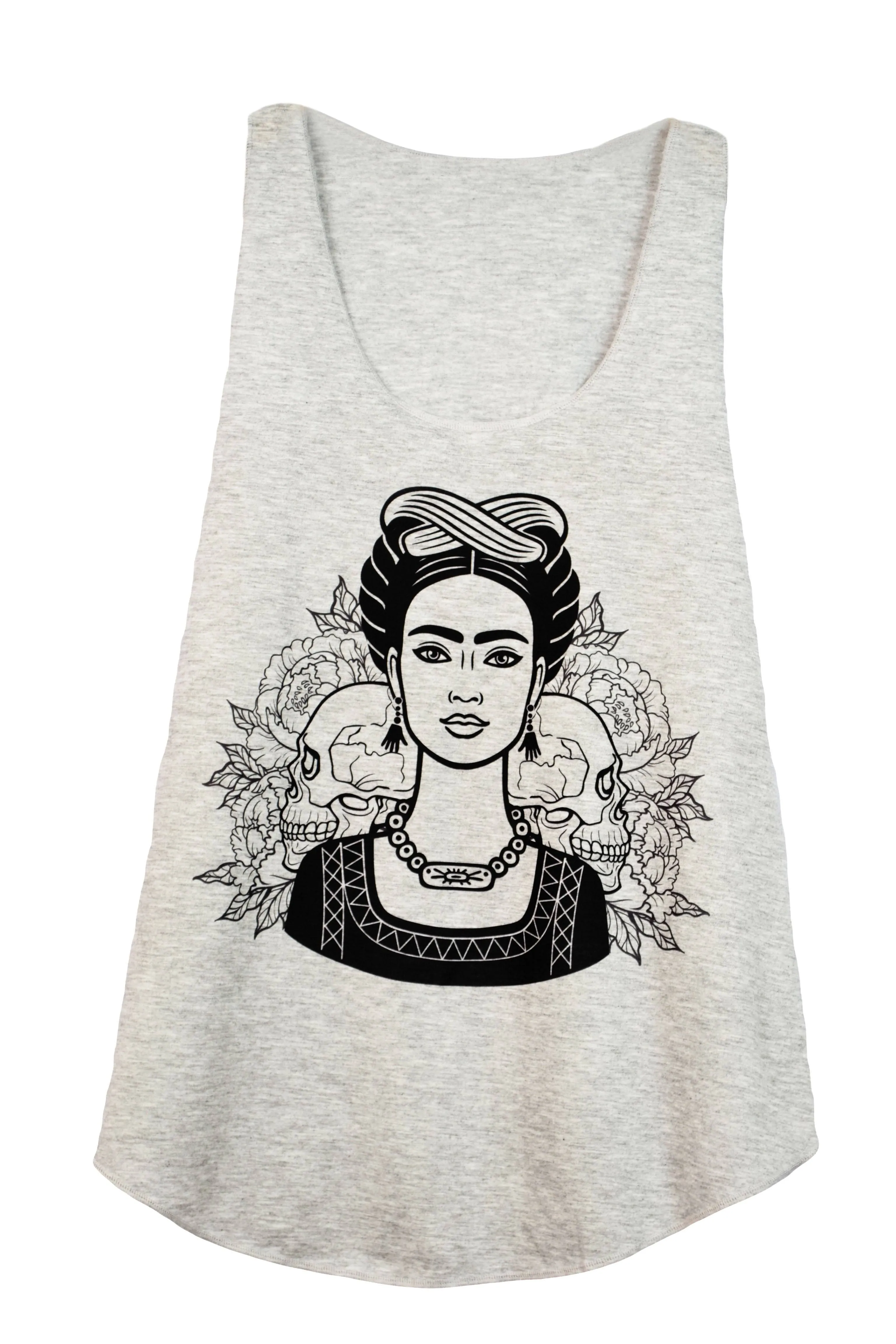 Débardeur femme illustration frida kahlo