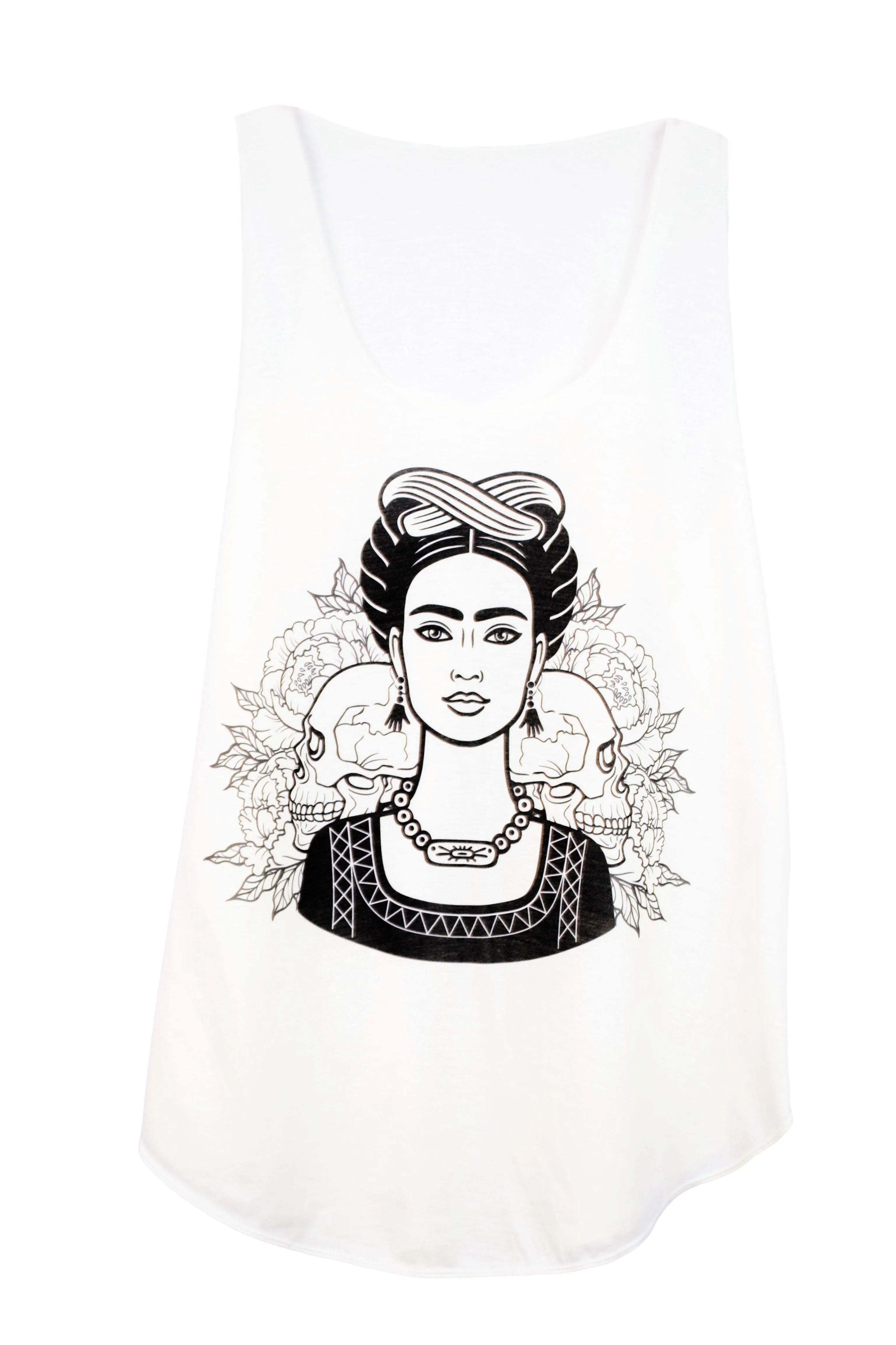 Débardeur femme illustration frida kahlo