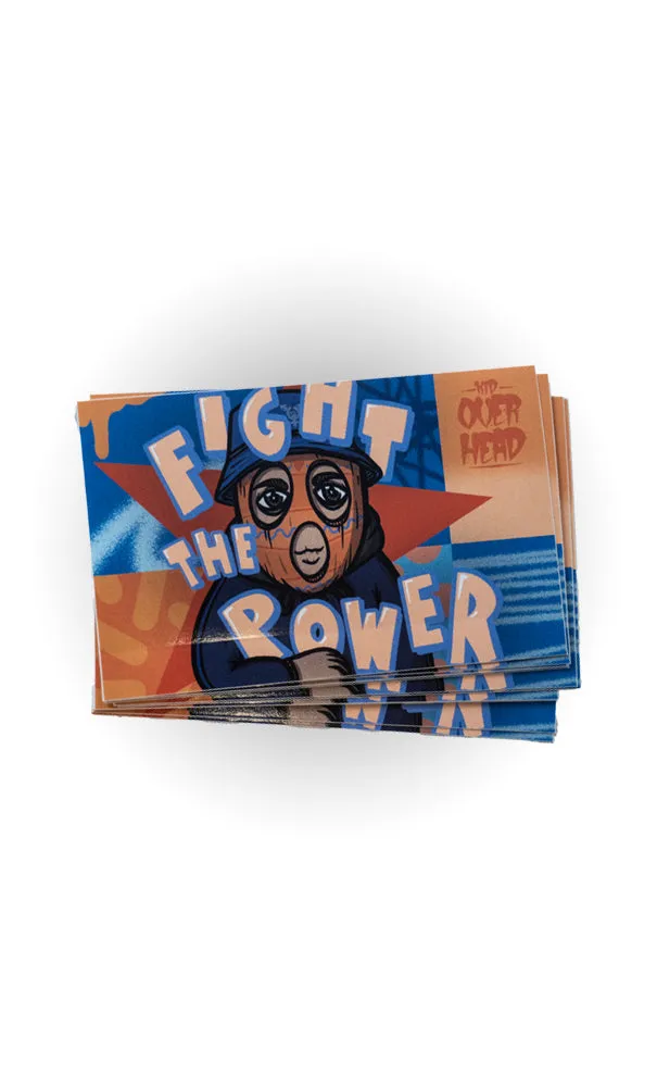 Fight the Power Aufkleberpaket 5,5x8,5cm