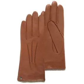 Gants Femme cuir chaud Cognac