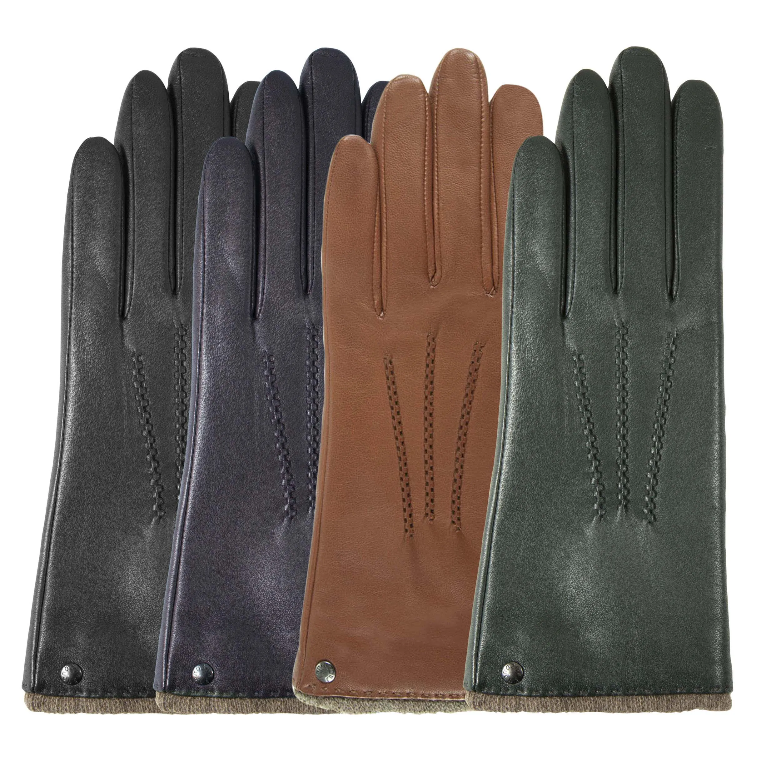 Gants Femme cuir chaud Cognac