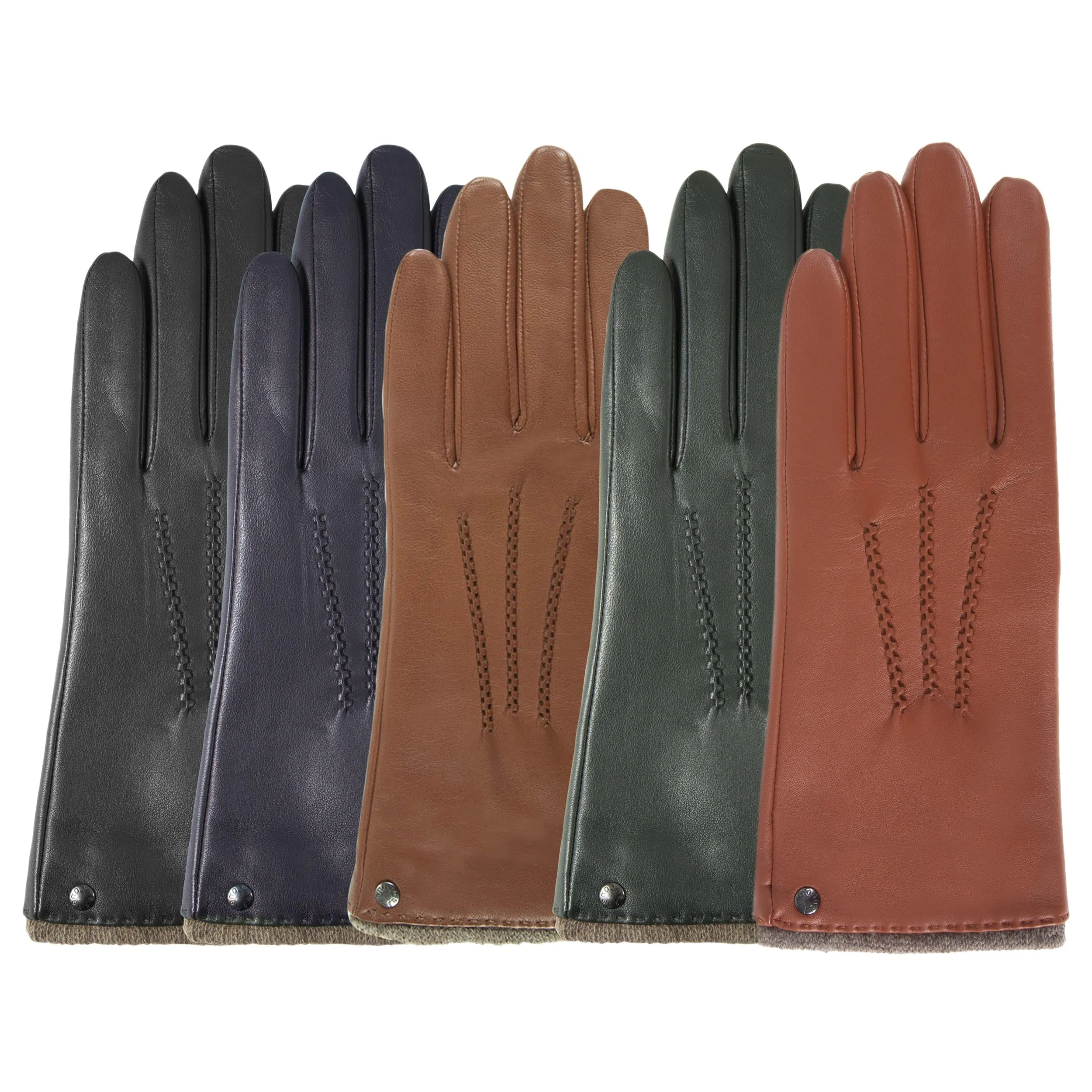 Gants Femme cuir d'agneau Mandarine