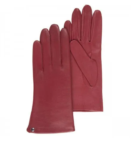 Gants Femme en cuir d'agneau doublure soie Isotoner 68285