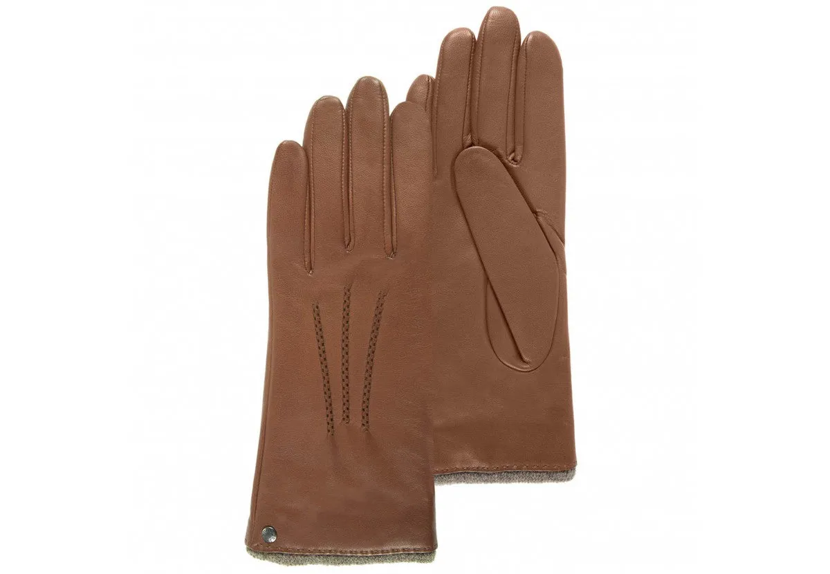 Gants Femme en cuir doublé cachemire 68602