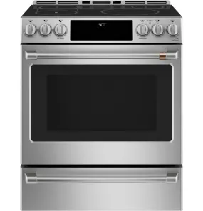 GE Cafe 30 Smart Slide-In, Front-Control, Induction and Convection Range with In-Oven Camera