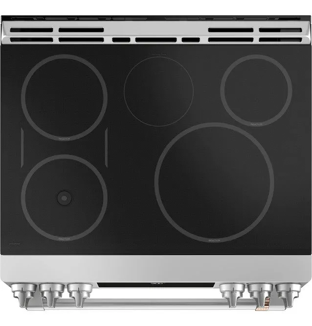 GE Cafe 30 Smart Slide-In, Front-Control, Induction and Convection Range with In-Oven Camera