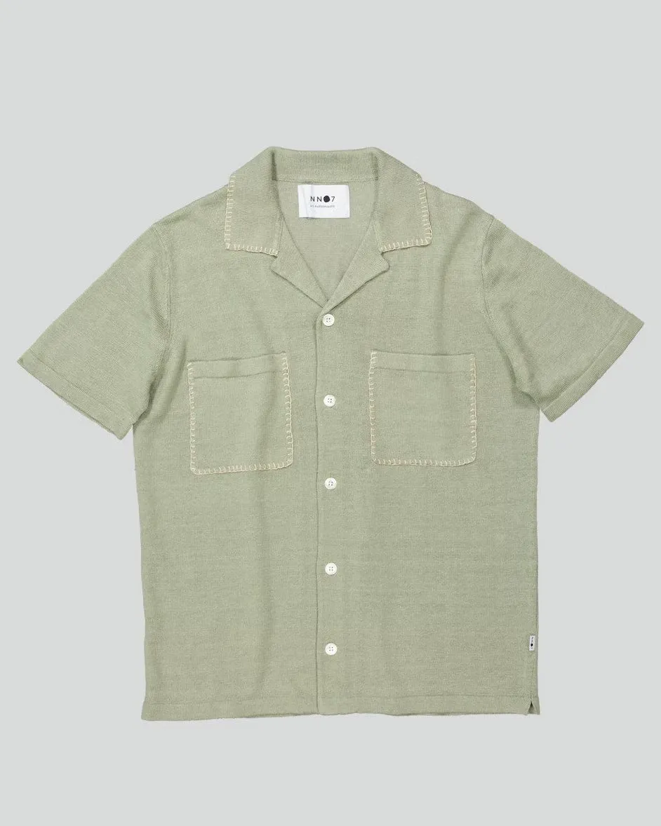 HENRY 6535 SHIRT PALE GREEN