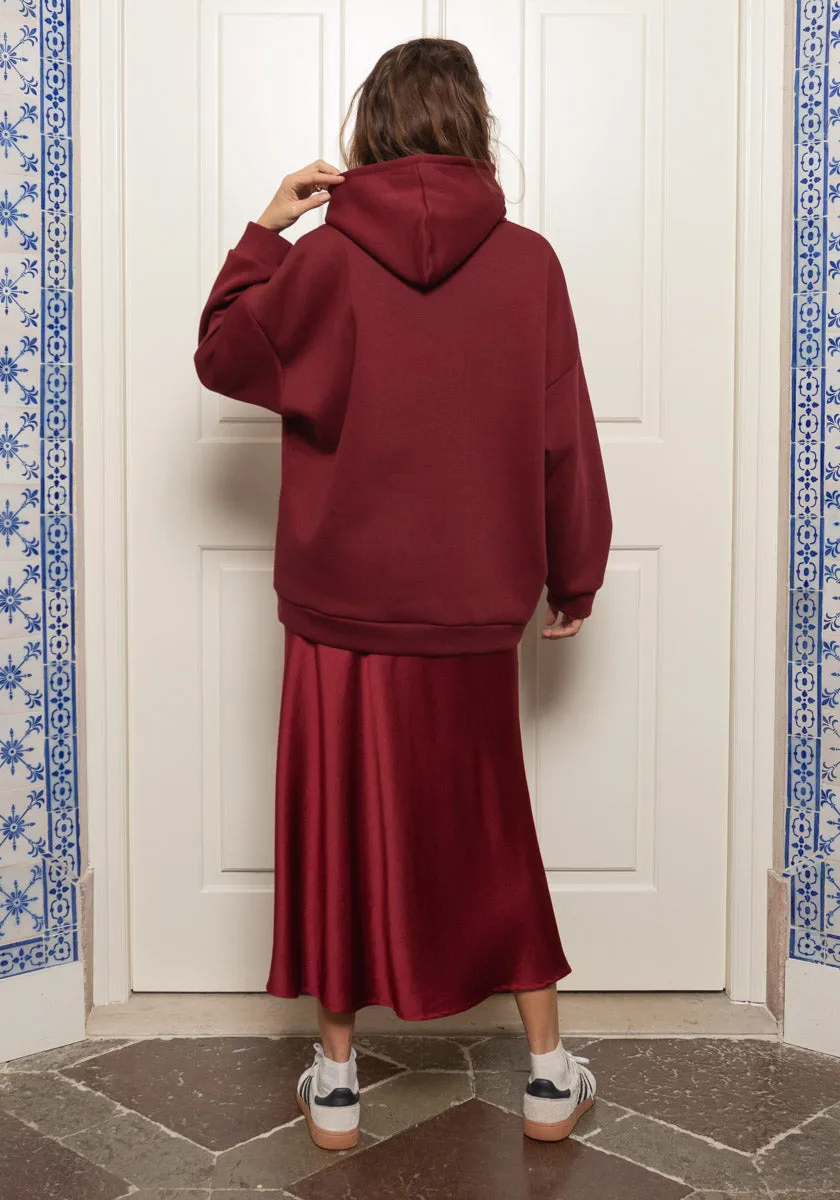 Hoodie VASCO Bordeaux