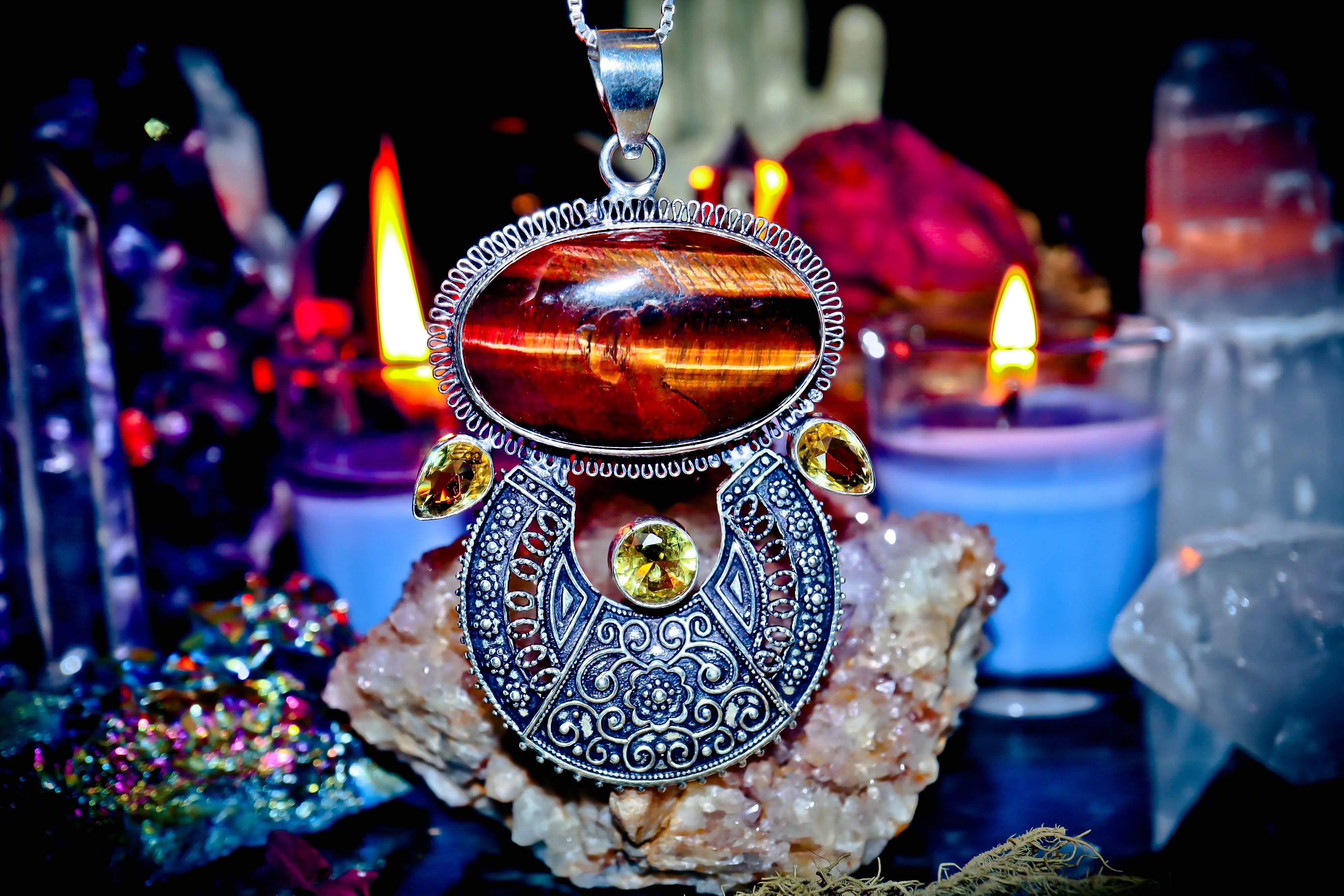 **ILLUMINATI** AMUN RA God of AL-ATUN Illuminati Egyptian Arabic Marid Djinn ANCIENT Artifact Stone Haunted Genie Spirit Vessel ~ Secret Society BILLIONAIRE WEALTH .925! ~ HUGE Amulet! **RARE**