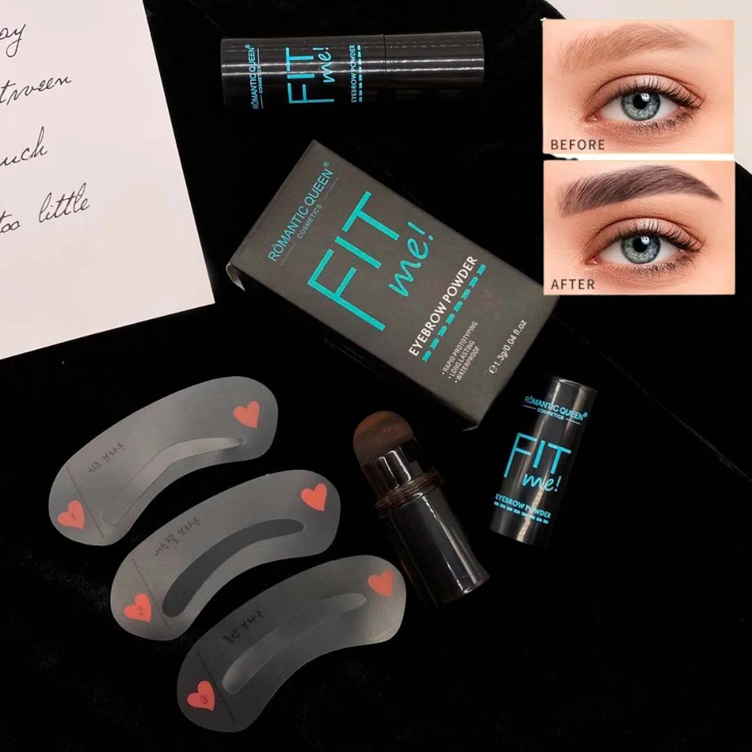 Kit: Sello Para Cejas Con 10 Plantillas