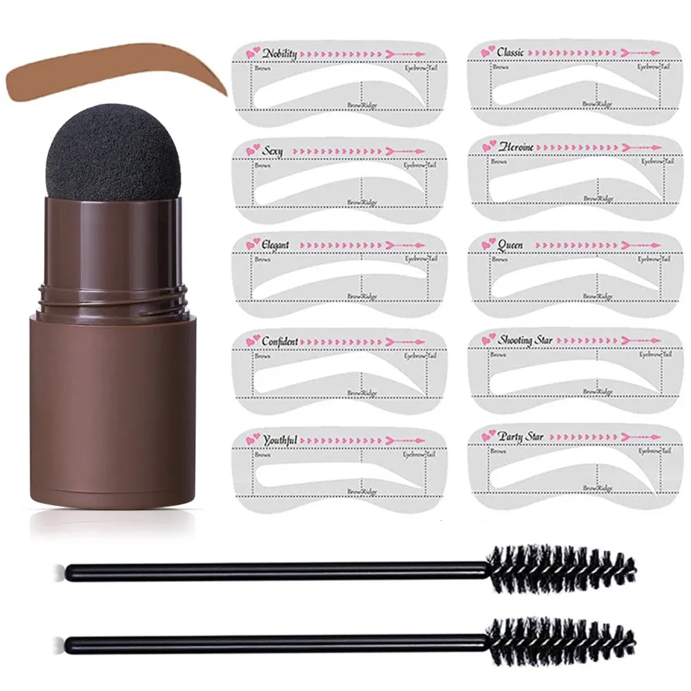 Kit: Sello Para Cejas Con 10 Plantillas