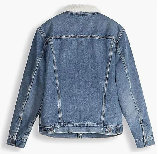 LEVI'S MEN'S TYPE 3 SHERPA TRUCKER JACKET - FABLE