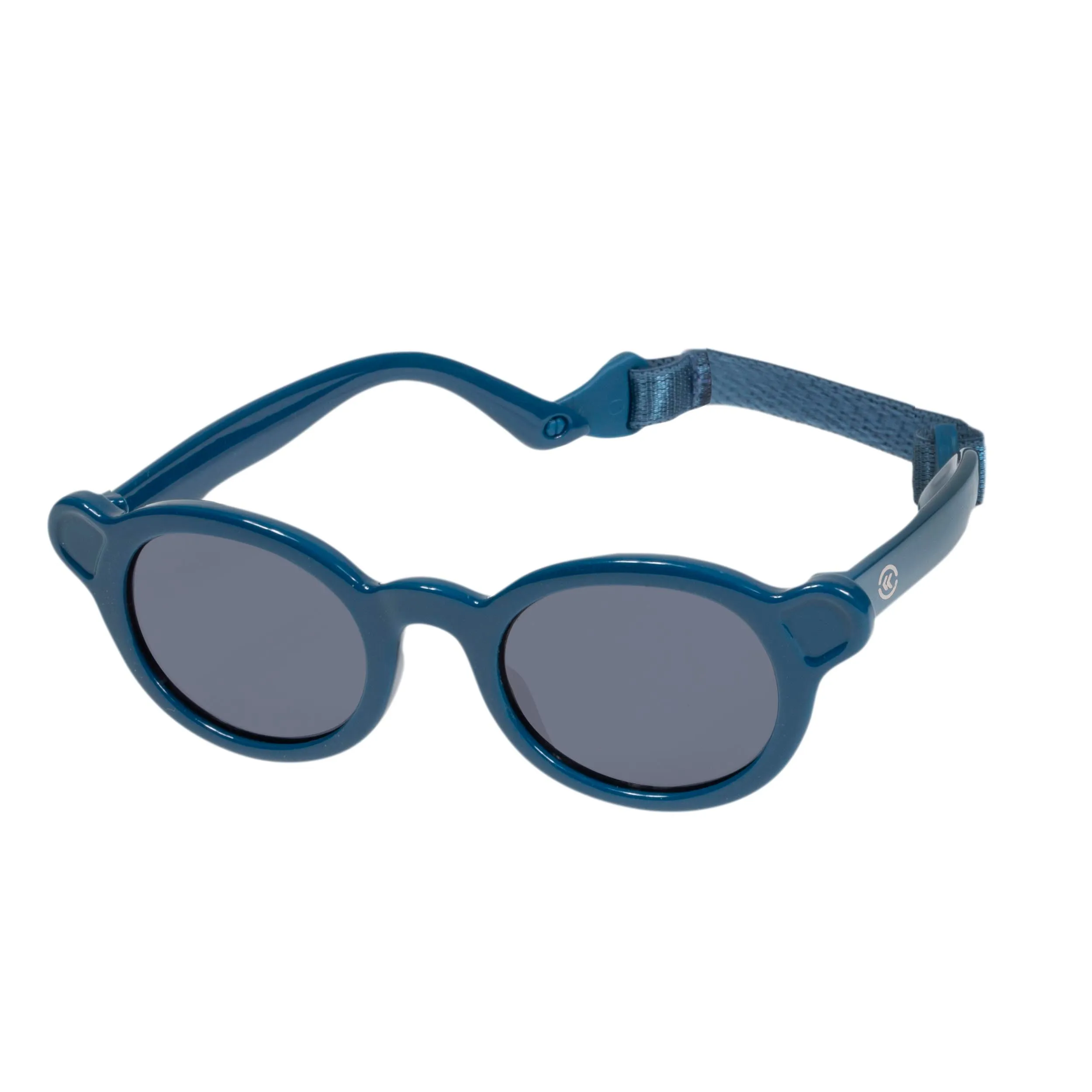 Lunettes de soleil 2-3 ans Rondes Bleu