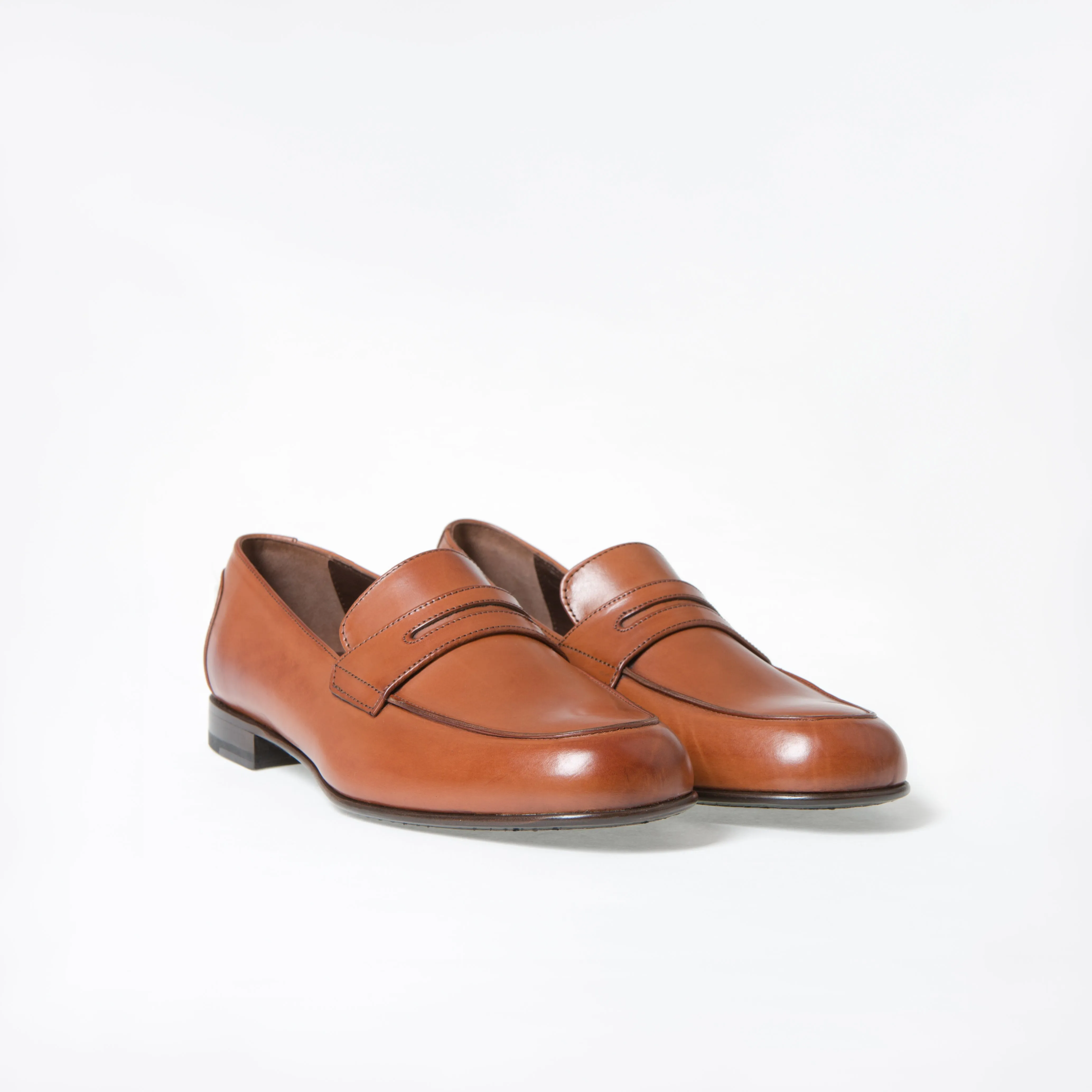 Mocassin Serge cuir camel