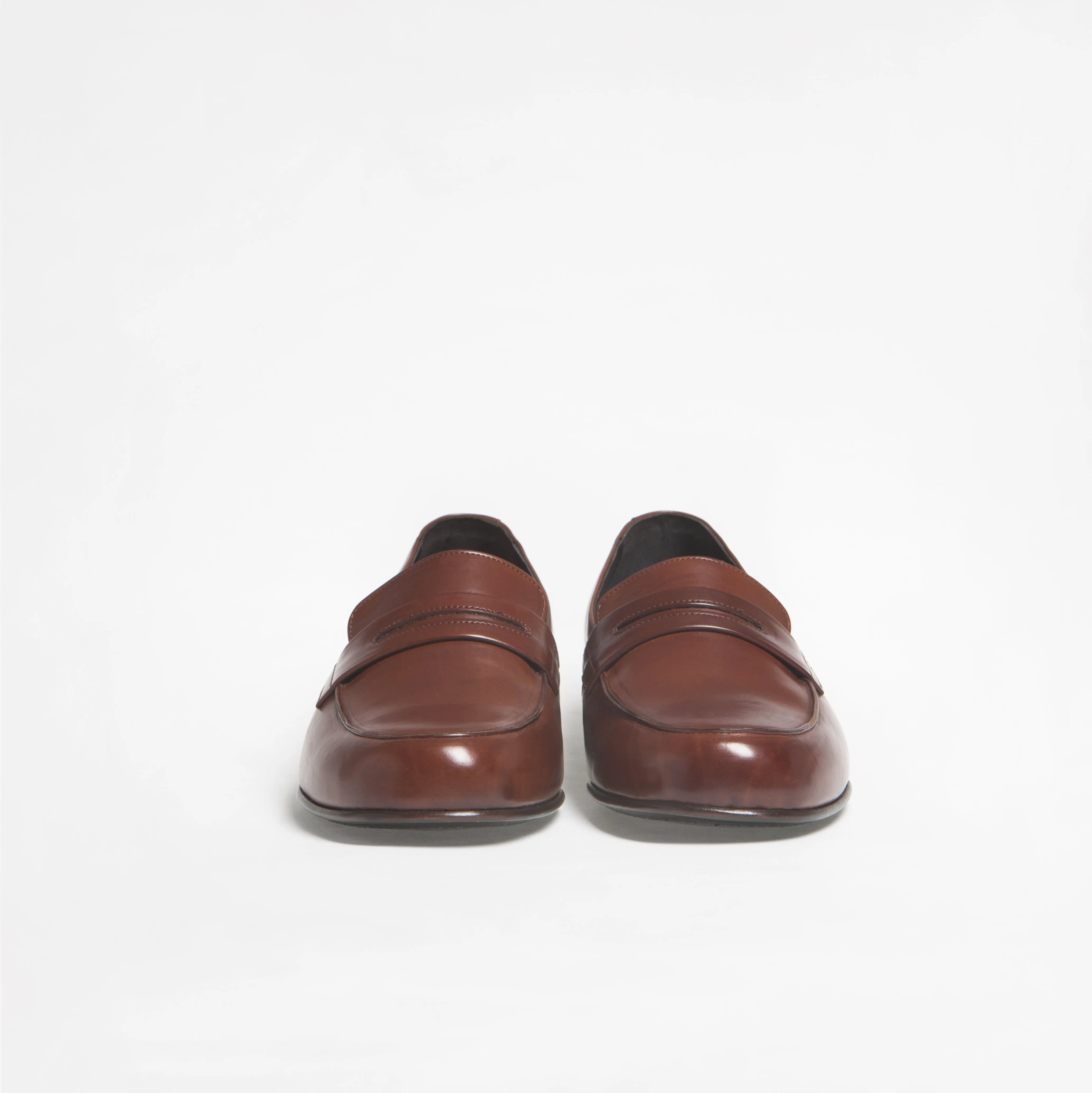 Mocassin Serge cuir chocolat